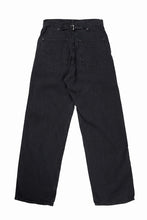 Load image into Gallery viewer, FULLCOUNT 1149 HICKOLY STRIPE BLACK WORK TROUSERS (CHARCOAL BLACK)