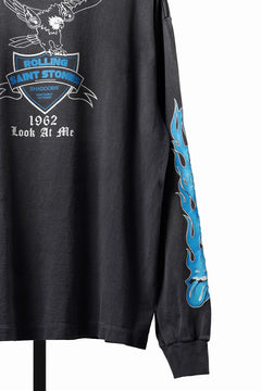 画像をギャラリービューアに読み込む, SAINT Mxxxxxx TRS LS T-SHIRT / FIRE (BLACK)