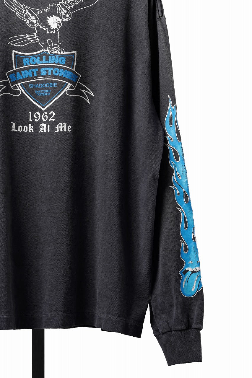 画像をギャラリービューアに読み込む, SAINT Mxxxxxx TRS LS T-SHIRT / FIRE (BLACK)