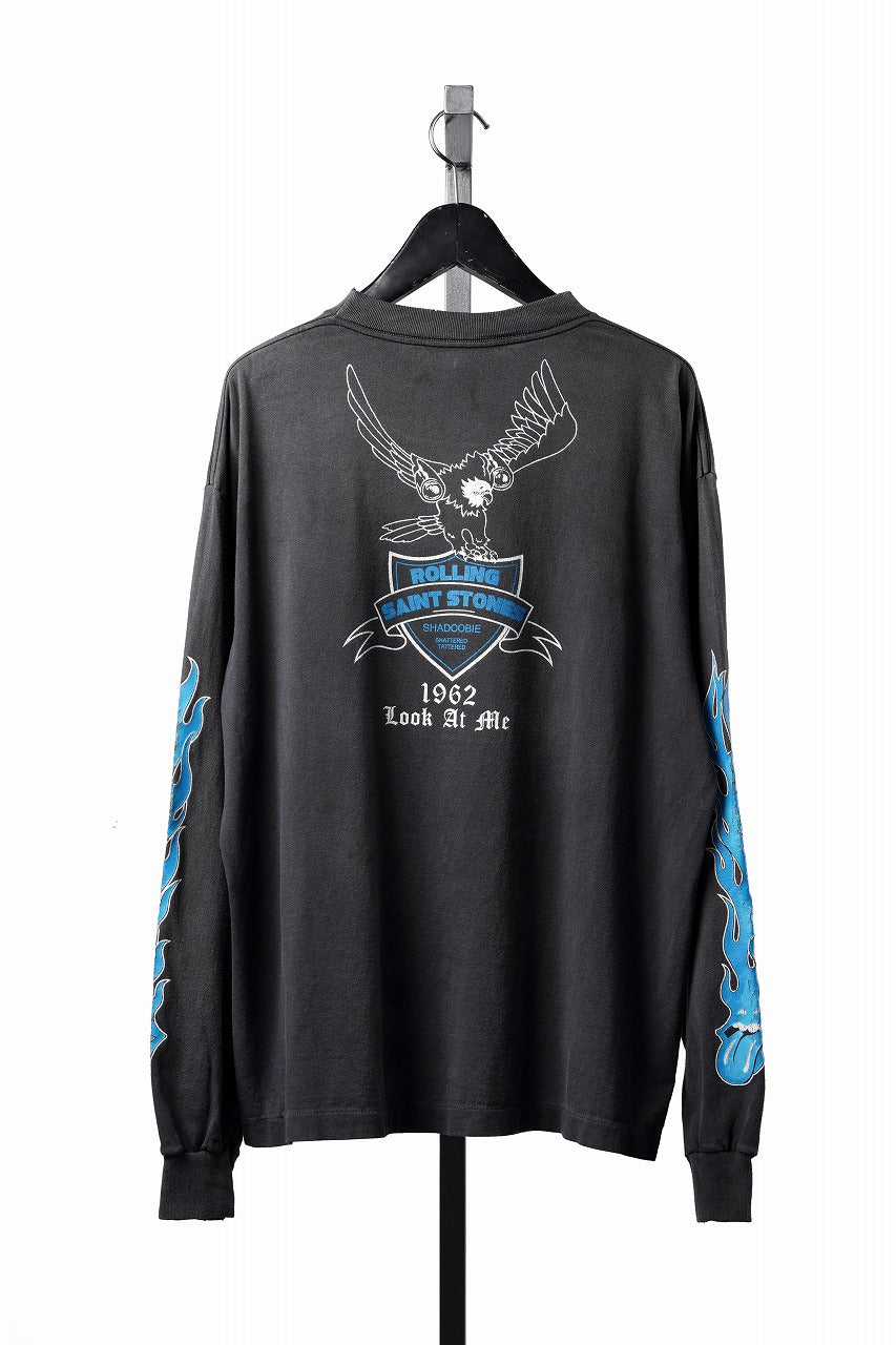 画像をギャラリービューアに読み込む, SAINT Mxxxxxx TRS LS T-SHIRT / FIRE (BLACK)