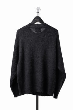 Load image into Gallery viewer, SAINT Mxxxxxx TRS CREW NECK KNIT / LIPS &amp; TONGUE (BLACK)
