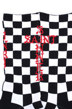 画像をギャラリービューアに読み込む, SAINT Mxxxxxx SOCKS / CHECK (BLACK + WHITE)