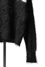 画像をギャラリービューアに読み込む, SAINT Mxxxxxx MOHAIR CREW KNIT / SAINT (BLACK)