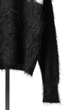 画像をギャラリービューアに読み込む, SAINT Mxxxxxx MOHAIR CREW KNIT / SAINT (BLACK)