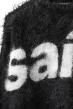 画像をギャラリービューアに読み込む, SAINT Mxxxxxx MOHAIR CREW KNIT / SAINT (BLACK)