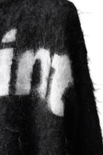 画像をギャラリービューアに読み込む, SAINT Mxxxxxx MOHAIR CREW KNIT / SAINT (BLACK)