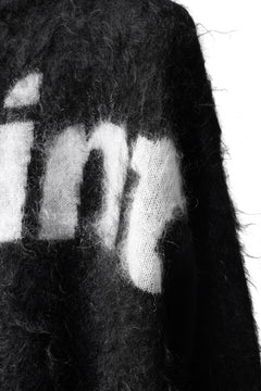 画像をギャラリービューアに読み込む, SAINT Mxxxxxx MOHAIR CREW KNIT / SAINT (BLACK)