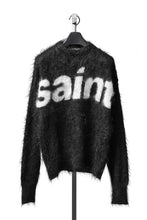 画像をギャラリービューアに読み込む, SAINT Mxxxxxx MOHAIR CREW KNIT / SAINT (BLACK)