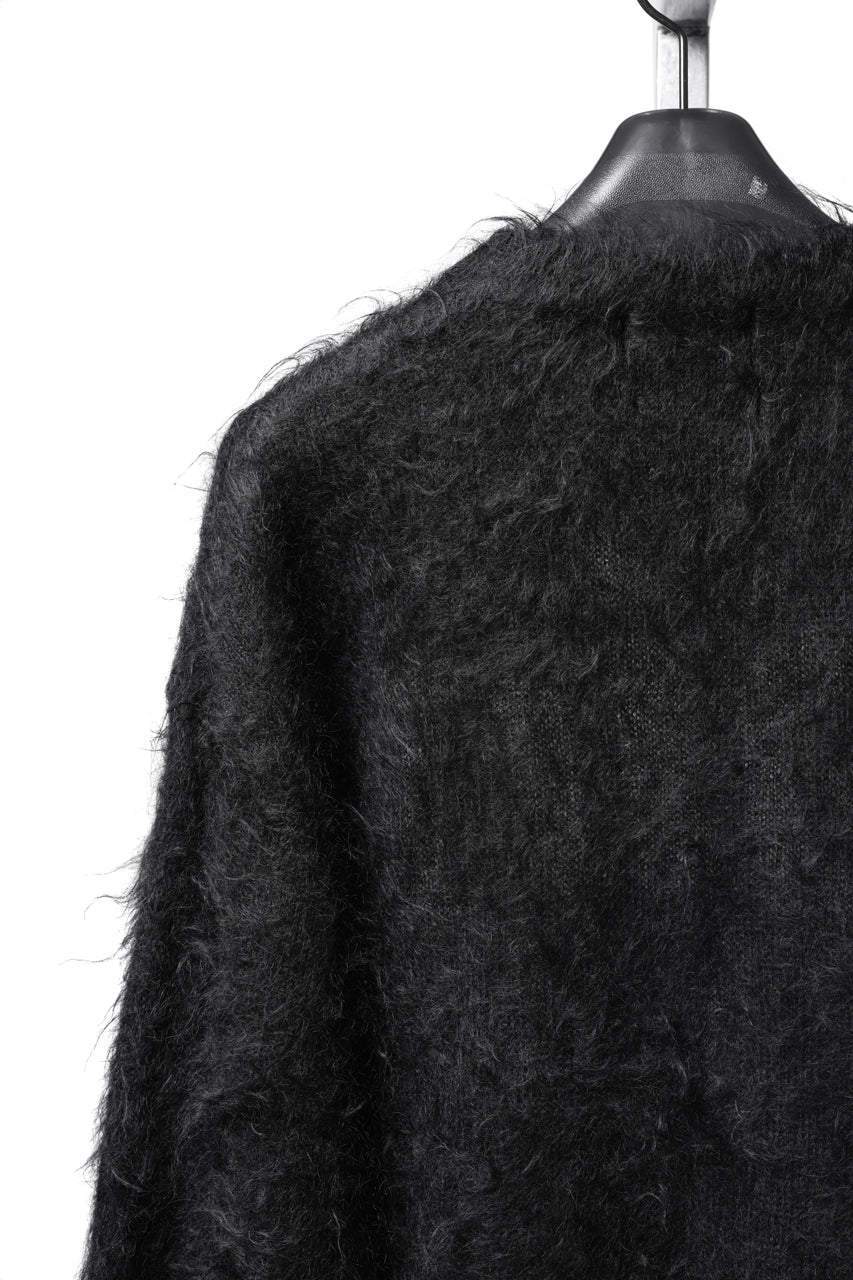 画像をギャラリービューアに読み込む, SAINT Mxxxxxx MOHAIR CREW KNIT / SAINT (BLACK)