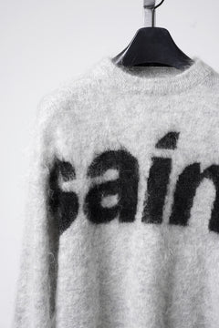 Load image into Gallery viewer, SAINT Mxxxxxx MOHAIR CREW KNIT / SAINT (GREY)
