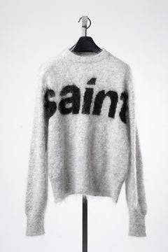 Load image into Gallery viewer, SAINT Mxxxxxx MOHAIR CREW KNIT / SAINT (GREY)