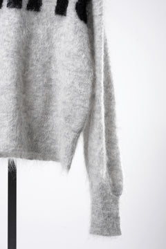 Load image into Gallery viewer, SAINT Mxxxxxx MOHAIR CREW KNIT / SAINT (GREY)