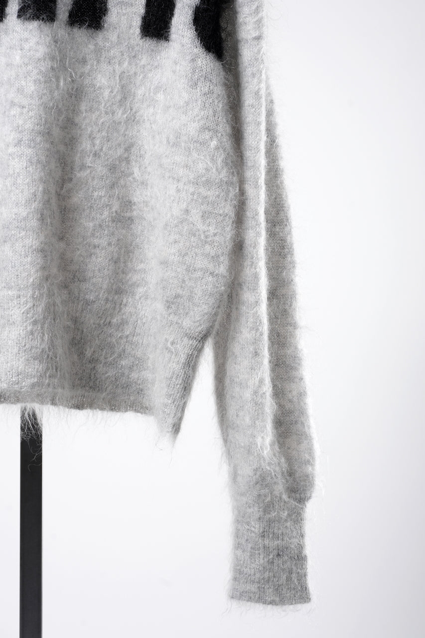Load image into Gallery viewer, SAINT Mxxxxxx MOHAIR CREW KNIT / SAINT (GREY)