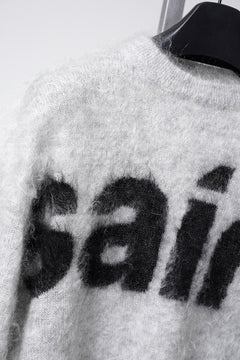 Load image into Gallery viewer, SAINT Mxxxxxx MOHAIR CREW KNIT / SAINT (GREY)