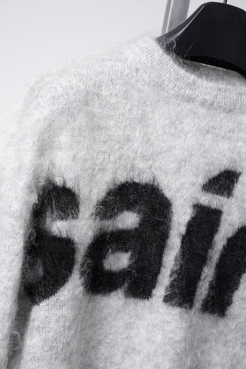 Load image into Gallery viewer, SAINT Mxxxxxx MOHAIR CREW KNIT / SAINT (GREY)