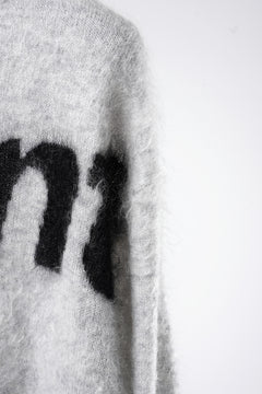 Load image into Gallery viewer, SAINT Mxxxxxx MOHAIR CREW KNIT / SAINT (GREY)