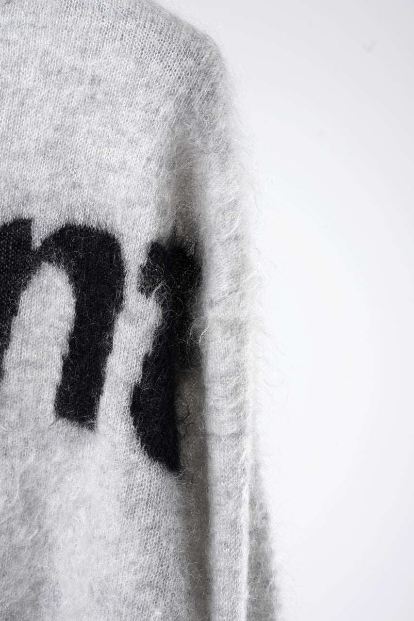 Load image into Gallery viewer, SAINT Mxxxxxx MOHAIR CREW KNIT / SAINT (GREY)