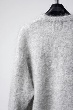 Load image into Gallery viewer, SAINT Mxxxxxx MOHAIR CREW KNIT / SAINT (GREY)