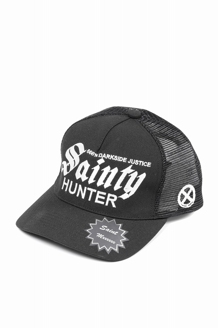 SAINT Mxxxxxx × BOUNTY HUNTER MESH CAP / SAINTY HUNTER (BLACK