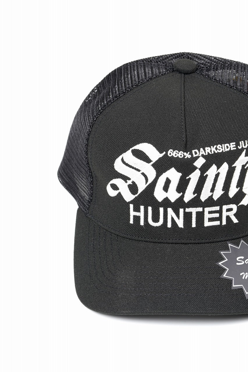画像をギャラリービューアに読み込む, SAINT Mxxxxxx × BOUNTY HUNTER MESH CAP / SAINTY HUNTER (BLACK)