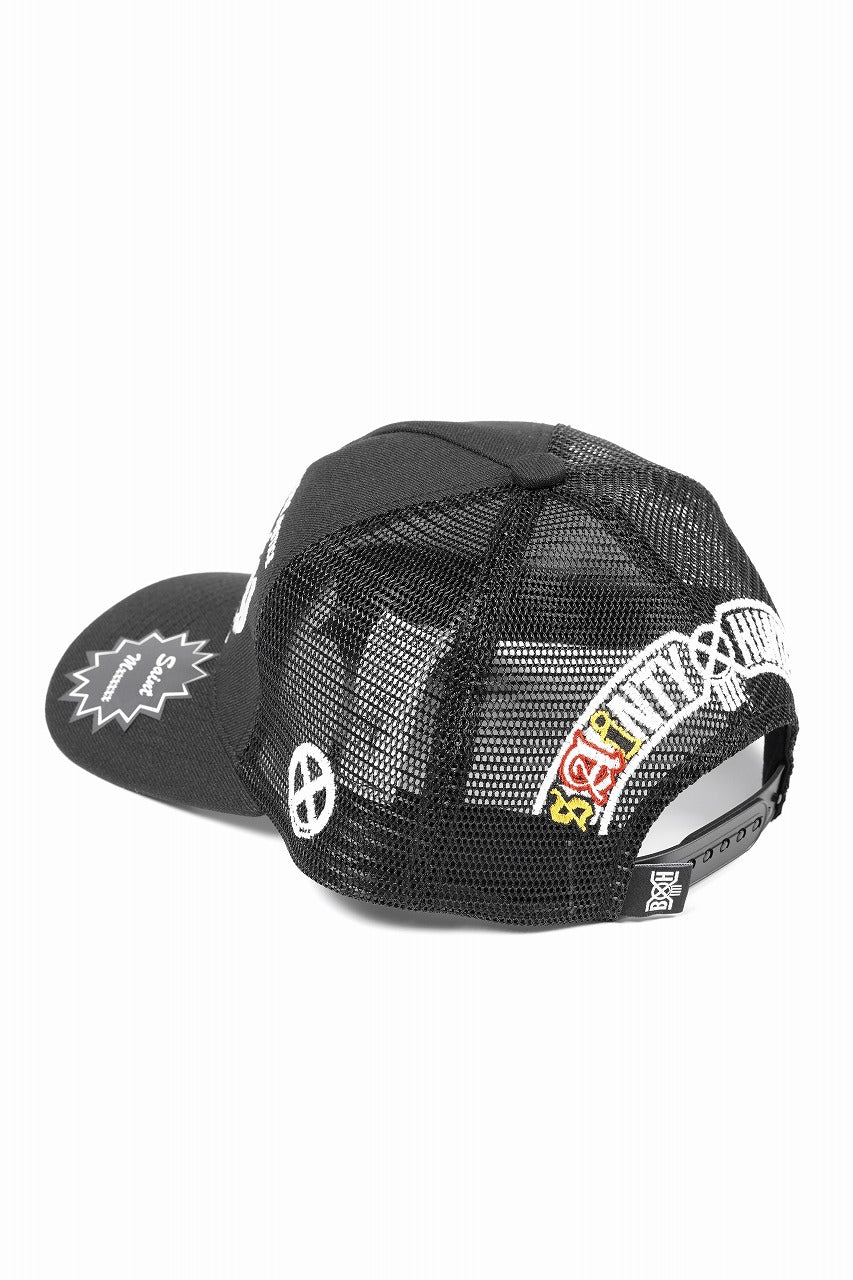 画像をギャラリービューアに読み込む, SAINT Mxxxxxx × BOUNTY HUNTER MESH CAP / SAINTY HUNTER (BLACK)