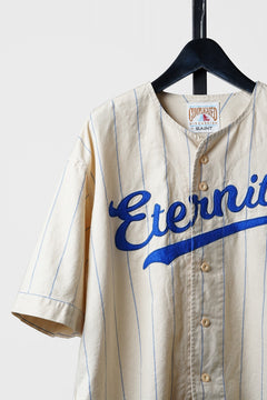 画像をギャラリービューアに読み込む, SAINT Mxxxxxx BASEBALL SHIRT / ETERNITY (WHITE)