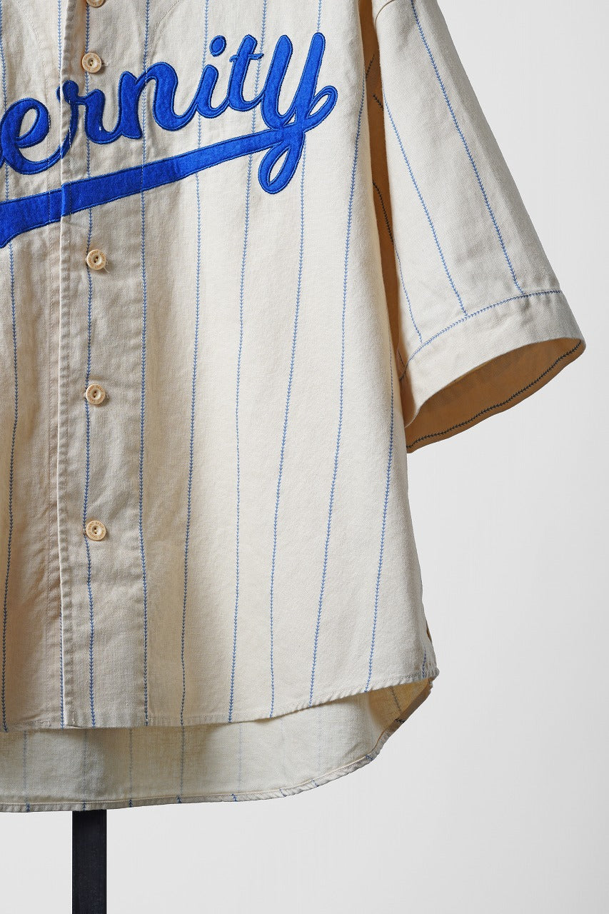 画像をギャラリービューアに読み込む, SAINT Mxxxxxx BASEBALL SHIRT / ETERNITY (WHITE)