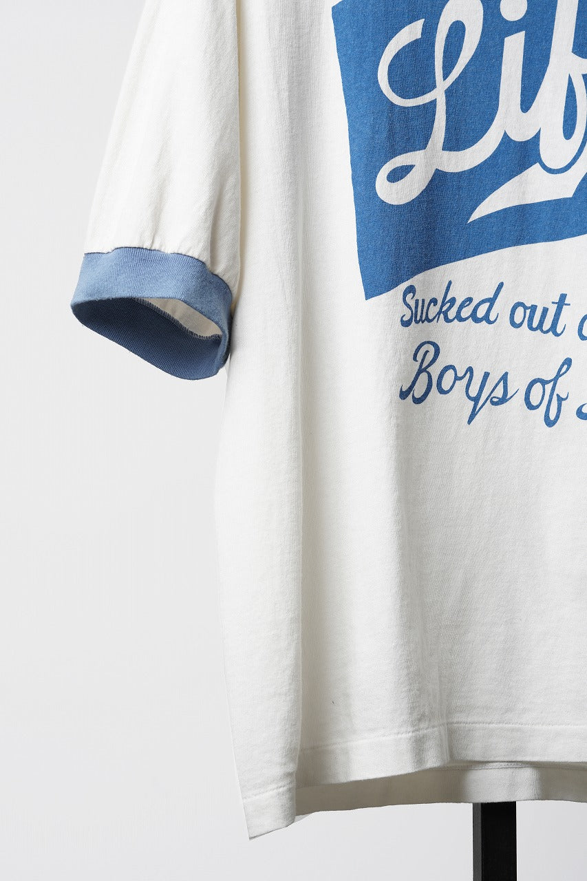 画像をギャラリービューアに読み込む, SAINT Mxxxxxx x Boys of Summer SS TEE / RINGER (WHITE)