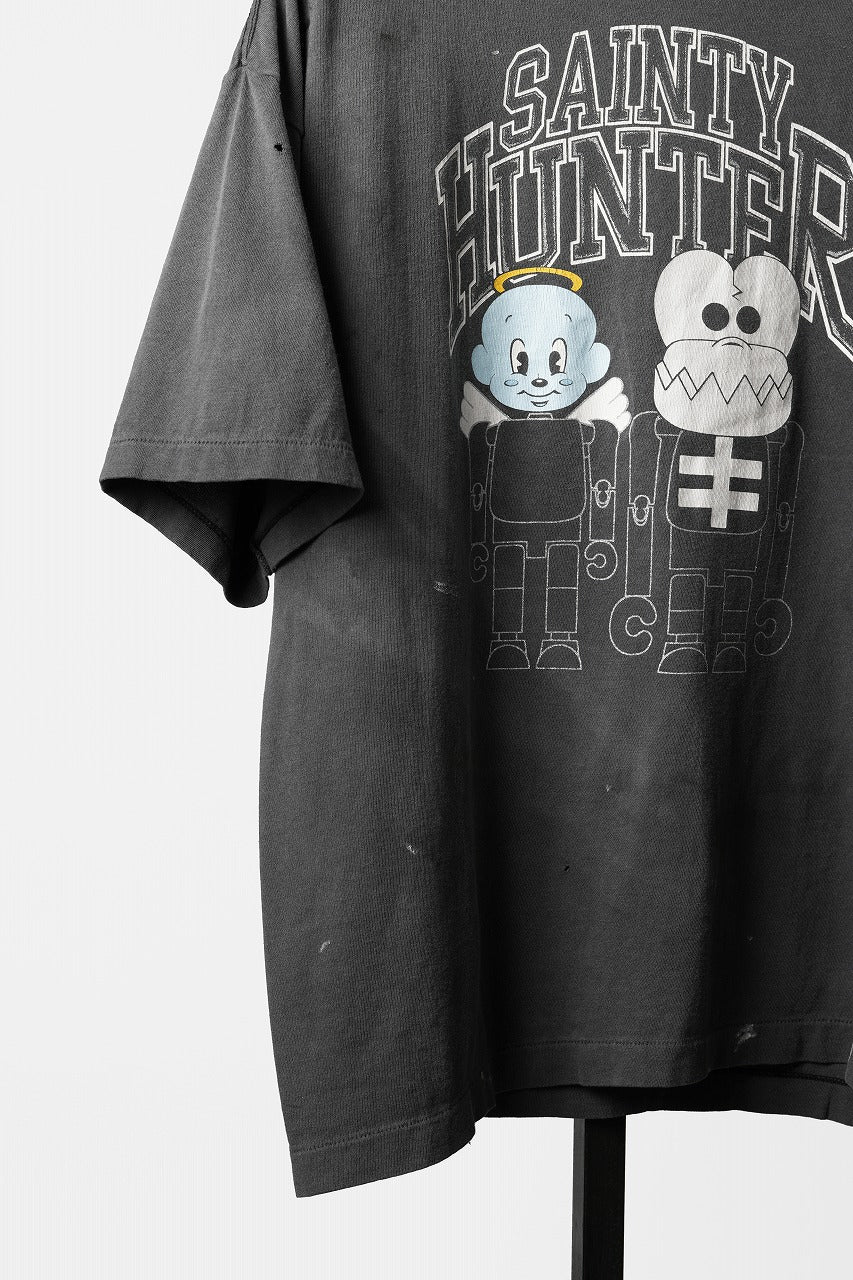 SAINT Mxxxxxx x BOUNTY HUNTER SS TEE / SKULL-K&BABY-M (BLACK