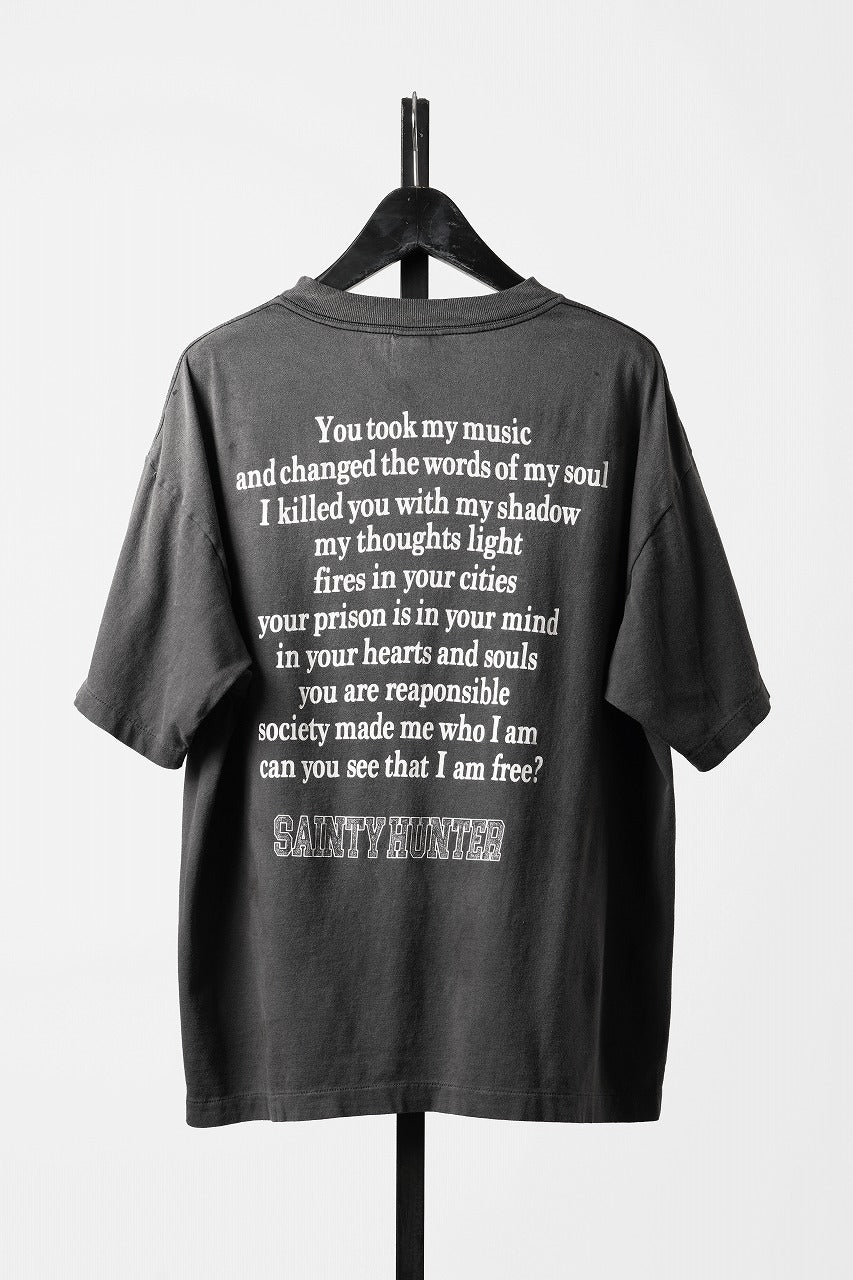 新品 Mサイズ US INTUIT DOME 限定 BABYL Tシャツ SAINT Mxxxxxx x BOUNTY HUNTER SS TEE / SKULL-K&BABY-M (BLACK
