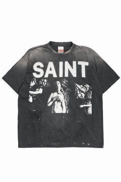 画像をギャラリービューアに読み込む, SAINT Mxxxxxx SS TEE / SAINT MARIA (BLACK)