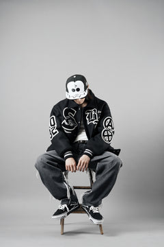 Load image into Gallery viewer, SAINT Mxxxxxx × BOUNTY HUNTER CAP / SKULL-KUN (BLACK)