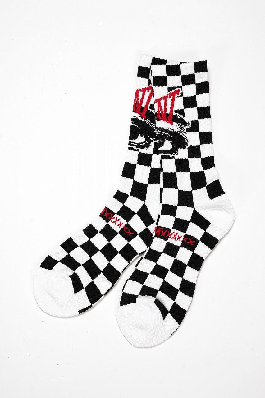 画像をギャラリービューアに読み込む, SAINT Mxxxxxx SOCKS / EYE (BLACK + WHITE)