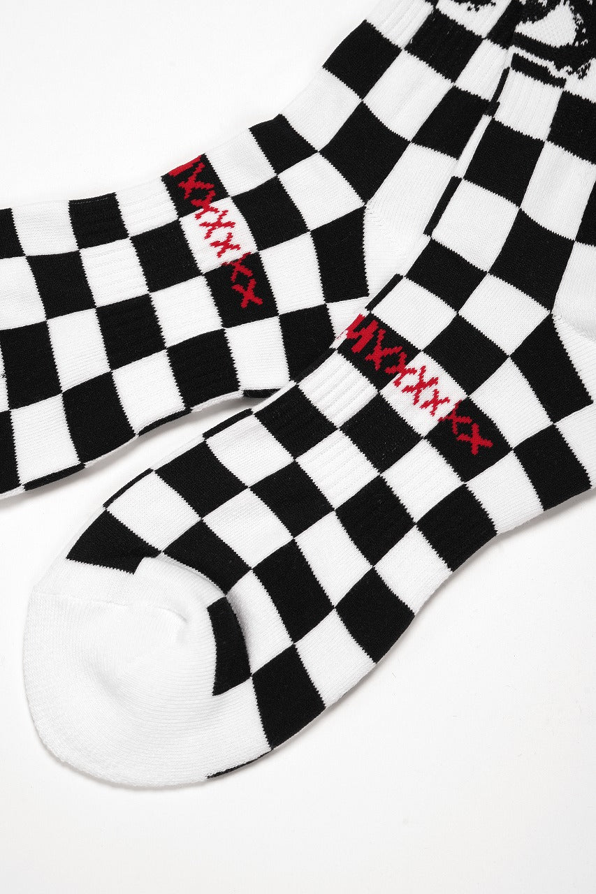 画像をギャラリービューアに読み込む, SAINT Mxxxxxx SOCKS / EYE (BLACK + WHITE)