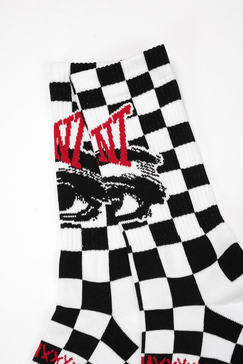 画像をギャラリービューアに読み込む, SAINT Mxxxxxx SOCKS / EYE (BLACK + WHITE)