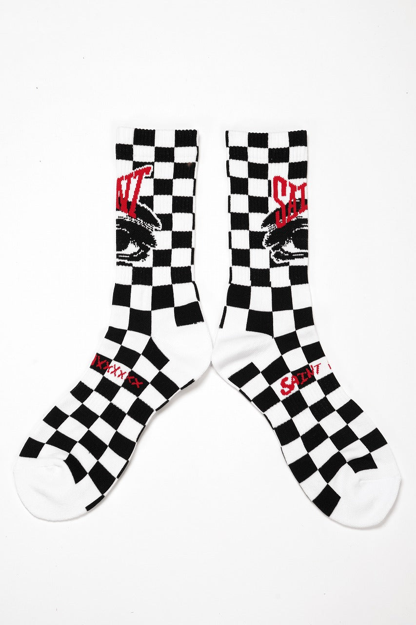 画像をギャラリービューアに読み込む, SAINT Mxxxxxx SOCKS / EYE (BLACK + WHITE)