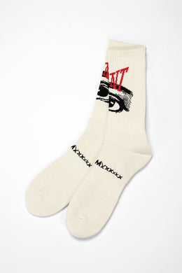 SAINT Mxxxxxx SOCKS / EYE (ECRU)