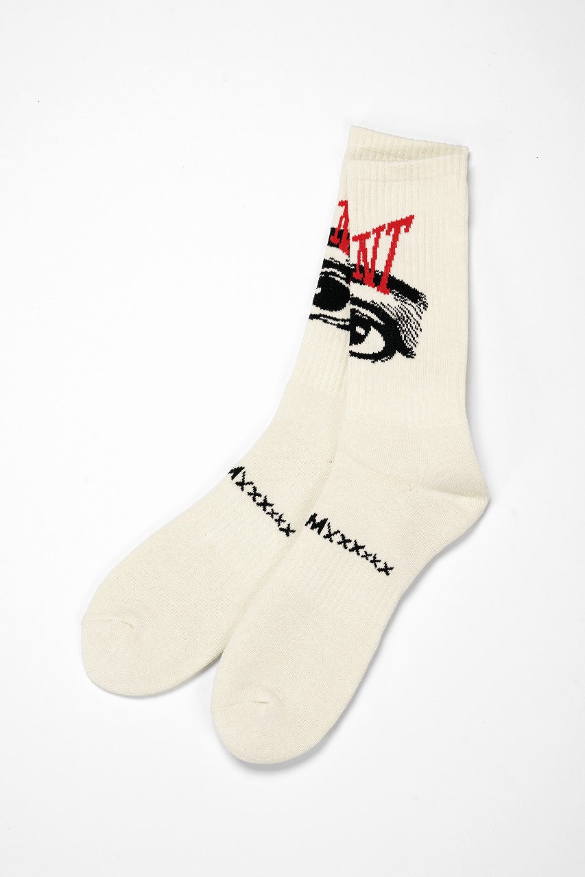 SAINT Mxxxxxx SOCKS / EYE (ECRU)