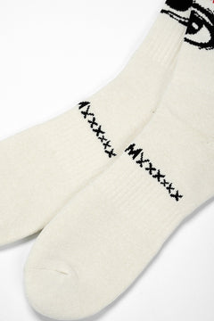 画像をギャラリービューアに読み込む, SAINT Mxxxxxx SOCKS / EYE (ECRU)
