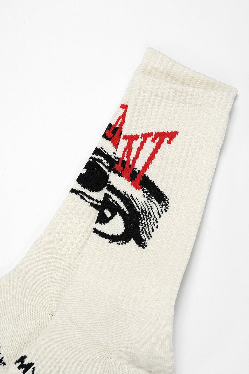 画像をギャラリービューアに読み込む, SAINT Mxxxxxx SOCKS / EYE (ECRU)