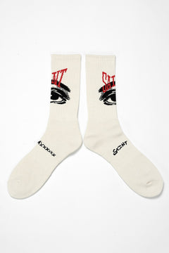 画像をギャラリービューアに読み込む, SAINT Mxxxxxx SOCKS / EYE (ECRU)
