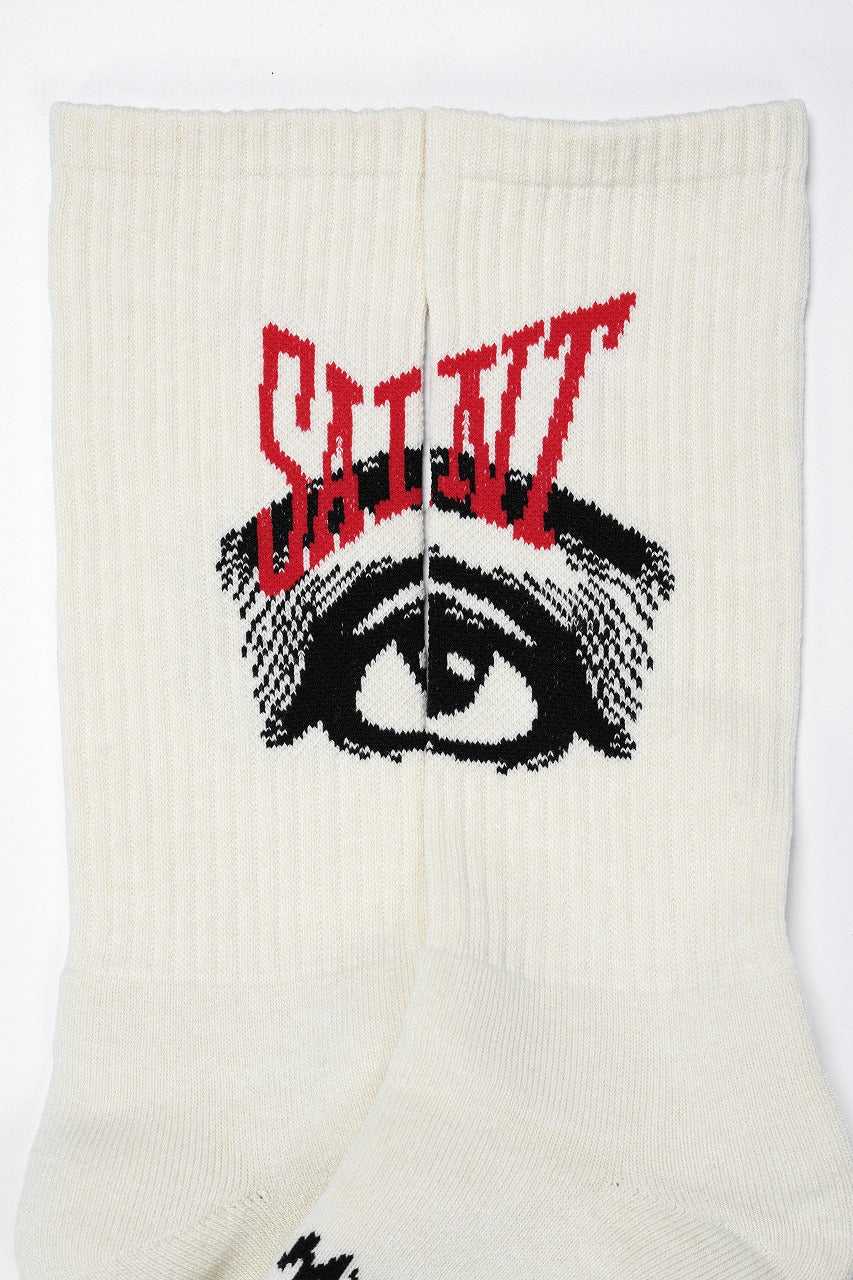 画像をギャラリービューアに読み込む, SAINT Mxxxxxx SOCKS / EYE (ECRU)