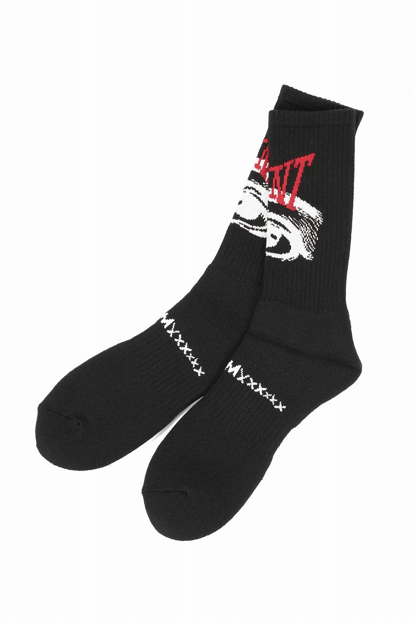 SAINT Mxxxxxx SOCKS / EYE (BLACK)