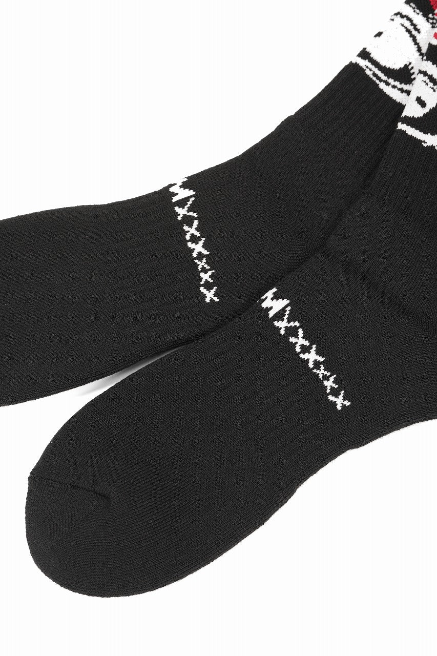 SAINT Mxxxxxx SOCKS / EYE (BLACK)