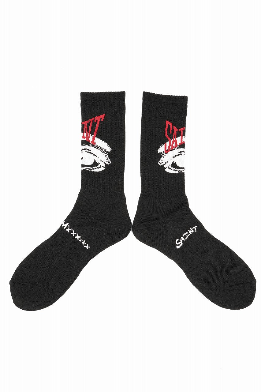 SAINT Mxxxxxx SOCKS / EYE (BLACK)