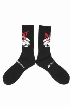 画像をギャラリービューアに読み込む, SAINT Mxxxxxx SOCKS / EYE (BLACK)