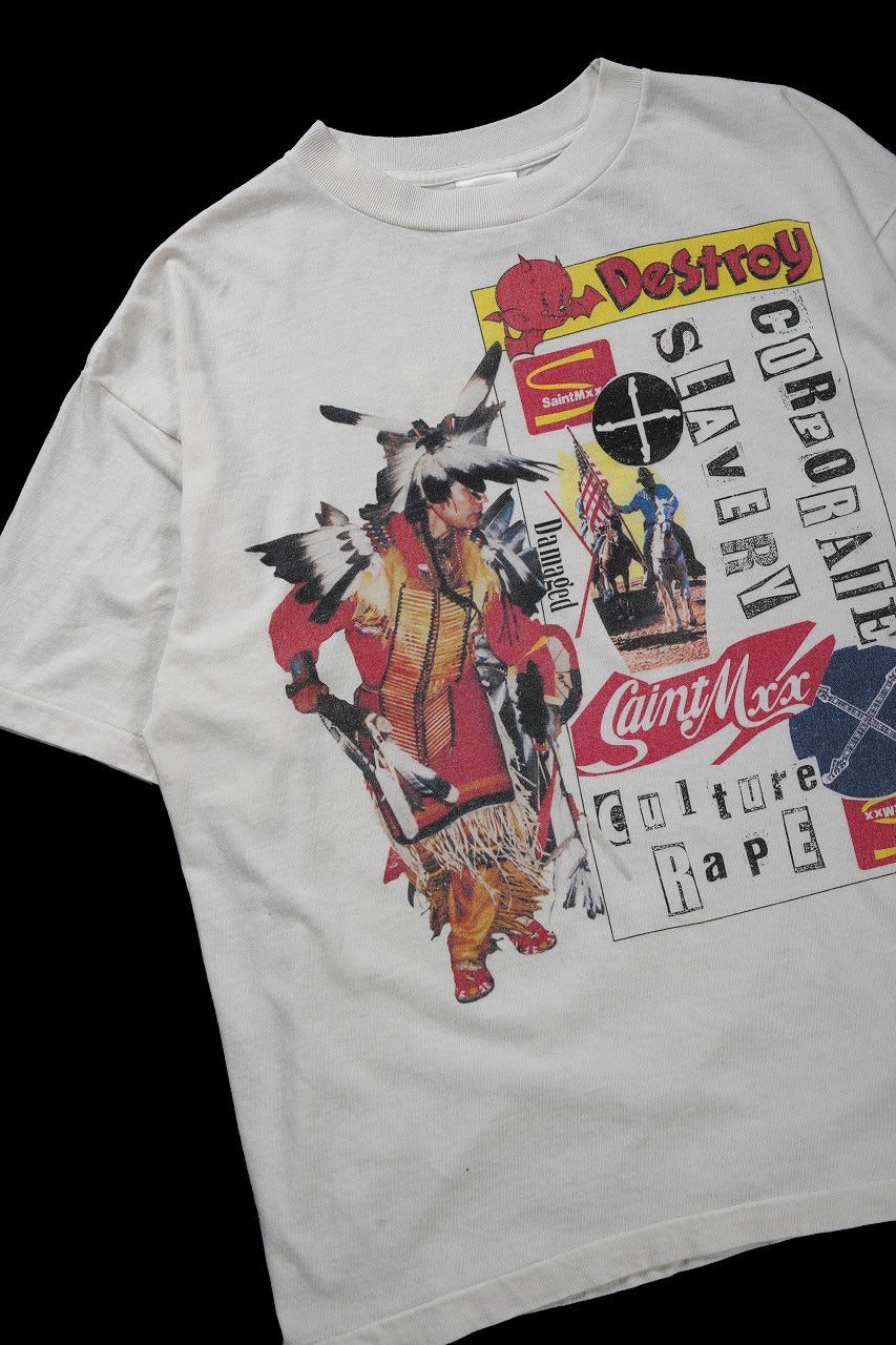 画像をギャラリービューアに読み込む, SAINT Mxxxxxx x Jamie Reid SS TEE / DESTOROY (WHITE)