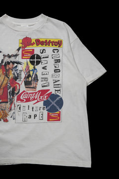 画像をギャラリービューアに読み込む, SAINT Mxxxxxx x Jamie Reid SS TEE / DESTOROY (WHITE)