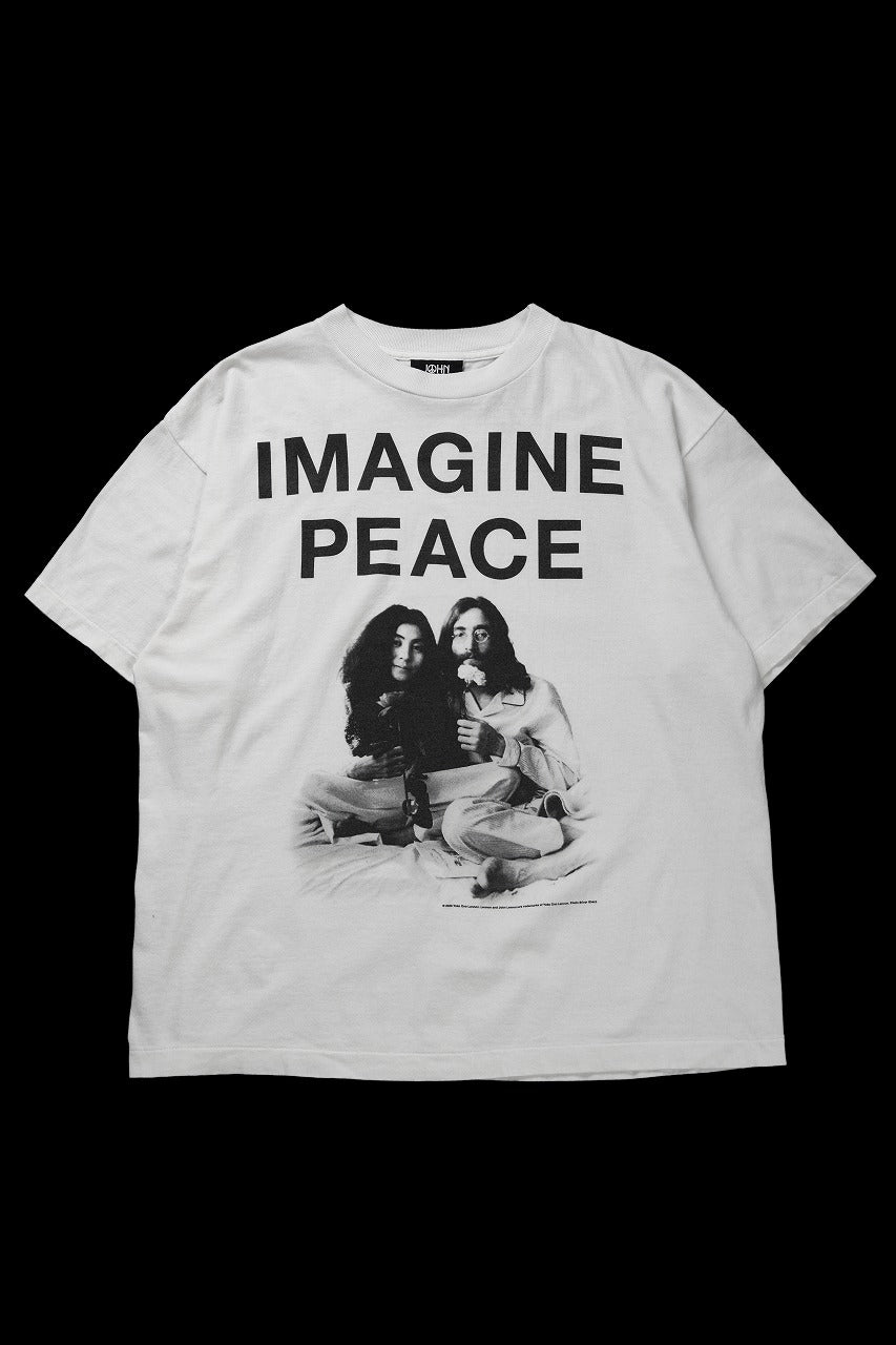 SAINT Mxxxxxx x JOHN LENNON SS TEE / IMAGINE PEACE (WHITE