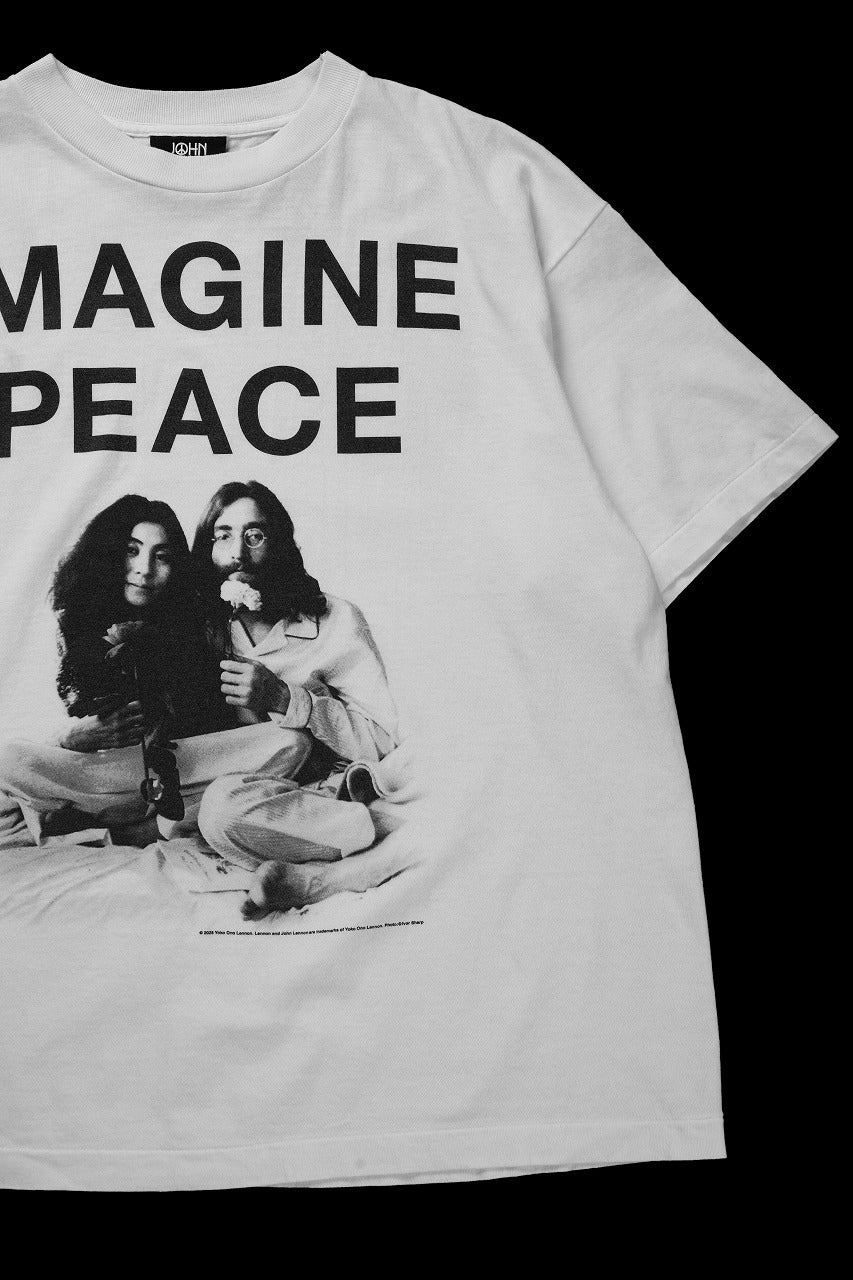 画像をギャラリービューアに読み込む, SAINT Mxxxxxx x JOHN LENNON SS TEE / IMAGINE PEACE (WHITE)